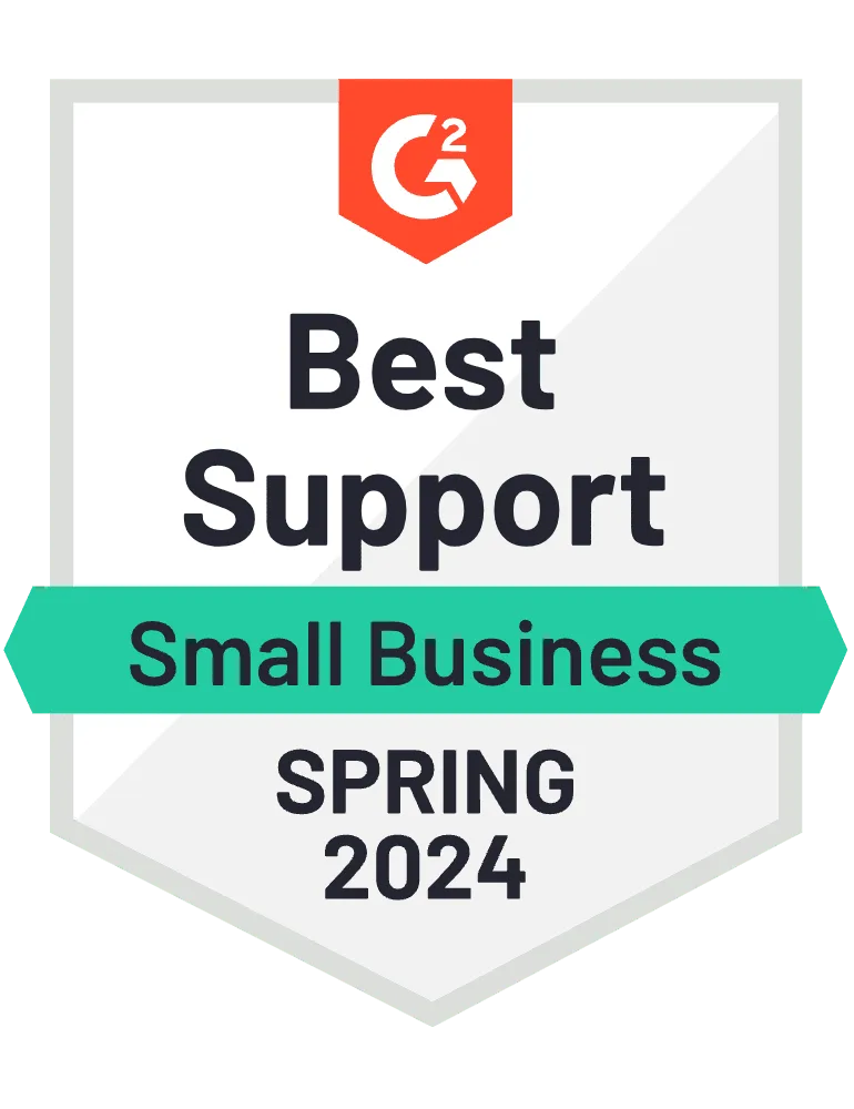 G2 Best Support, Small Business