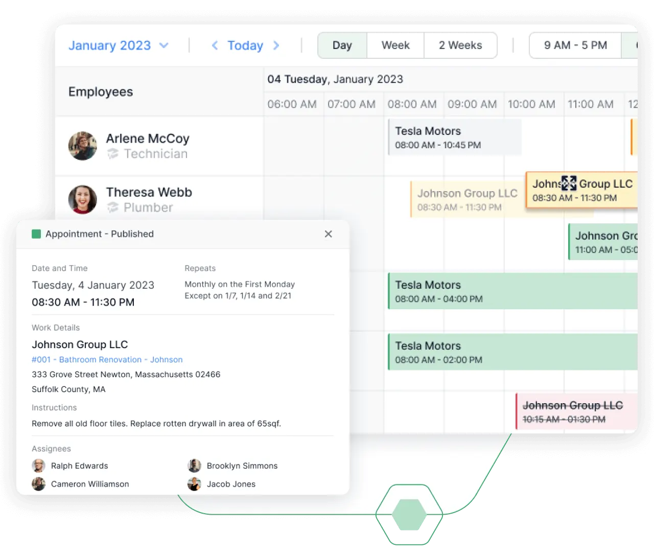 Scheduling Feature